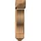 Ekena Millwork Funston Arts and Crafts Smooth Bracket w/ Offset Brace, Western Red Cedar, 7 1/2"W x 28"D x 32"H BKT0806X28X32FST03SWR - alternate 3